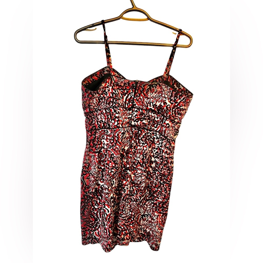 Suzy Shier Vibrant Red and Black dress